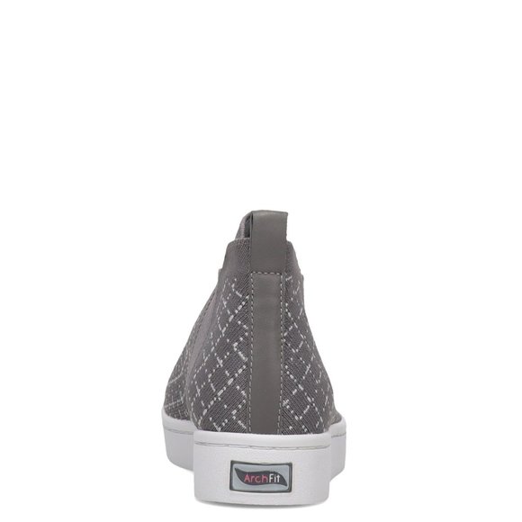 SKECHERS Arch Fit Cup slip on stretch booties women shoes sneakers charcoal gray - Picture 2 of 5